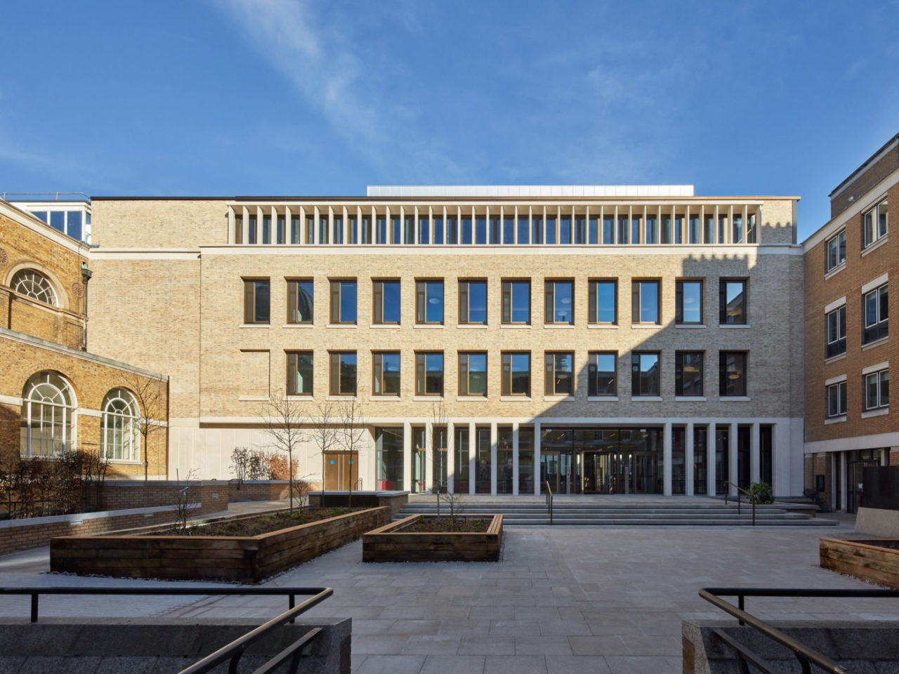 UCL New Student Centre   Photograph and render courtesy of Nicholas Hare