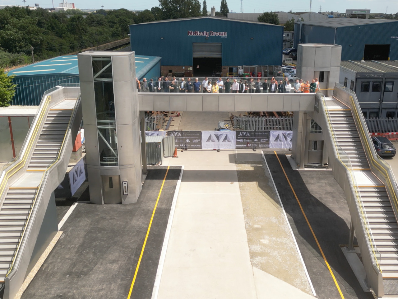 Unveiling AVA: The Adaptable Footbridge and Lift System of the Future  